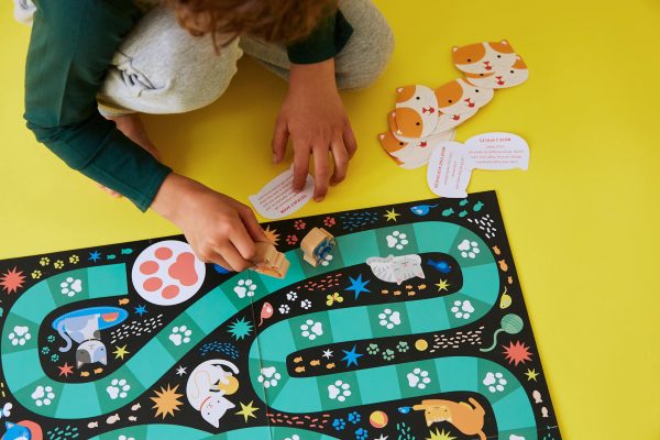 Catventures Board Game made by Chronicle Books