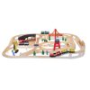 Melissa & Doug Wooden Railway Set Toys