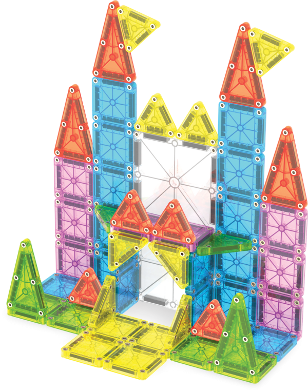 MicroMAGS Deluxe 55-Piece Travel Set from Magna-Tiles