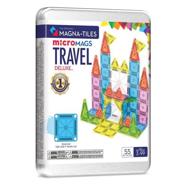 Magna-Tiles MicroMAGS Deluxe 55-Piece Travel Set Magna-Tiles MicroMAGS Deluxe 55-Piece Travel Set