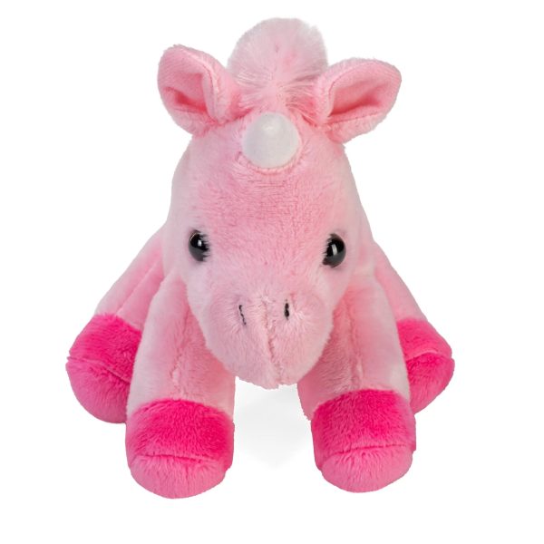 Pocketkins-ECO-Unicorn Pink Stuffed Animal 5" from Wild Republic