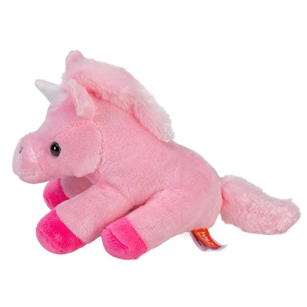 Wild Republic Pocketkins-ECO-Unicorn Pink Stuffed Animal 5" Toys