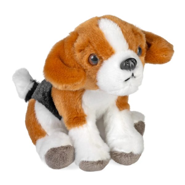Wild Republic Pocketkins-ECO-Beagle Dog Stuffed Animal 5"
