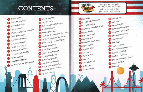 Across the USA Activity Book made by EDC Publishing
