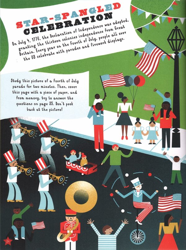 EDC Publishing Across the USA Activity Book Children's Books