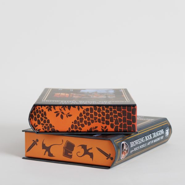 Kingdom of Threads Browsing Book Dragons Keepsake Puzzle Puzzles