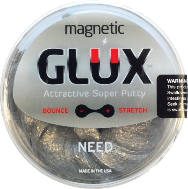 MegaGLUX Magnetic Collections | Silver and Black Super Putty made by Copernicus Toys MegaGLUX Magnetic Collections | Silver and Black Super Putty made by Copernicus Toys