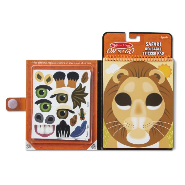 Melissa & Doug Make-a-Face Safari Reusable Sticker Pad Melissa & Doug Make-a-Face Safari Reusable Sticker Pad