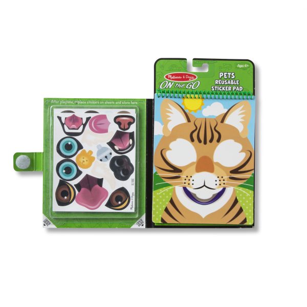 Melissa & Doug Make-a-Face Pets Reusable Sticker Pad Melissa & Doug Make-a-Face Pets Reusable Sticker Pad