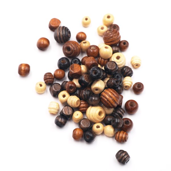 Angels Craft Assorted Wooden Beads 11-15mm Angels Craft Assorted Wooden Beads 11-15mm