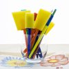 Bazic Paint Brush Foam Brush Set 18-pieces