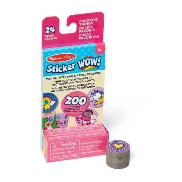 Melissa & Doug Sticker WOW! Mini Activity Pad With Refill Stickers – Favorite Things Melissa & Doug Sticker WOW! Mini Activity Pad With Refill Stickers - Favorite Things