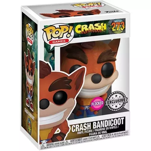 Funko Crash Bandicoot #273 Flocked