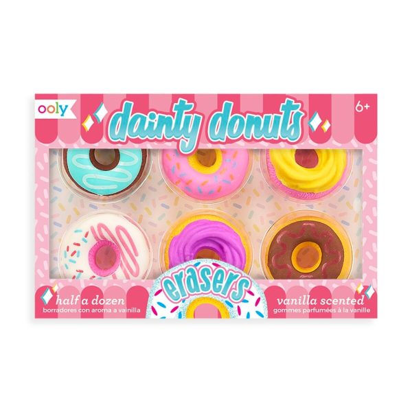 OOLY Dainty Donuts Scented Erasers Set of 6 OOLY Dainty Donuts Scented Erasers Set of 6