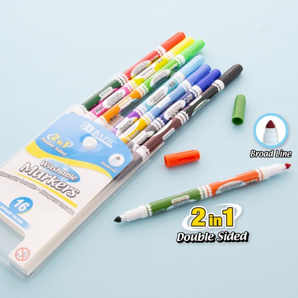 Arts & Crafts Double-Tip 8 Ct Washable Markers