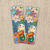 Kingdom of Threads Reading Cat Pile Bookmark