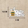 I'd Rather Be Reading Sticker from Kingdom of Threads