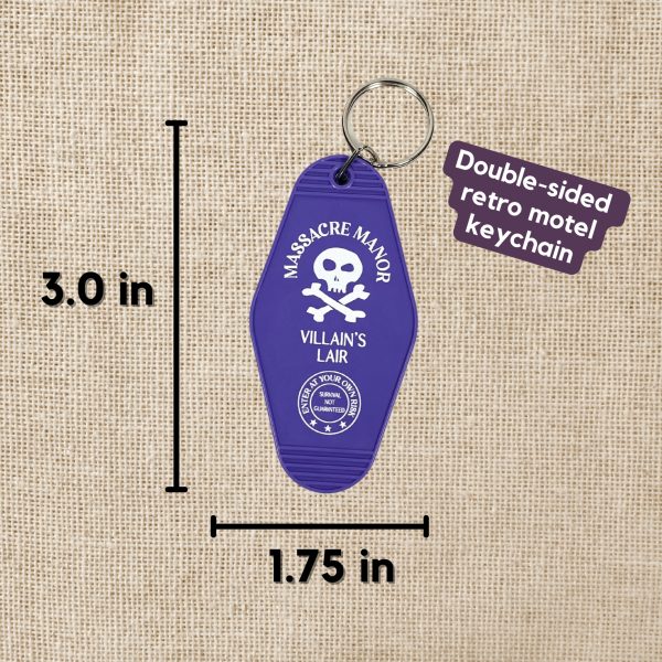 Massacre Manor Motel Keychain From Assistant to the Villain from Kingdom of Threads