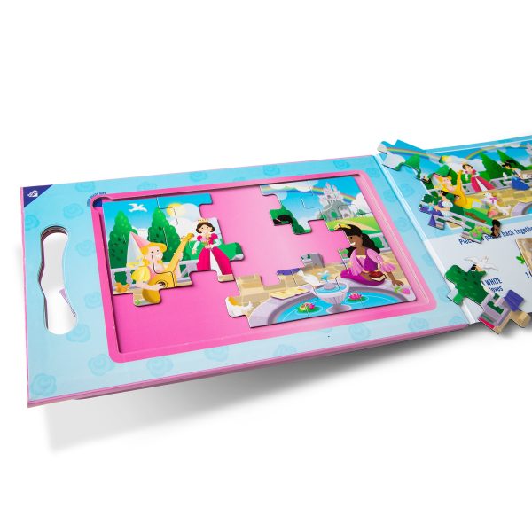Melissa & Doug Take Along Magnetic Jigsaw Puzzles Princesses Toys