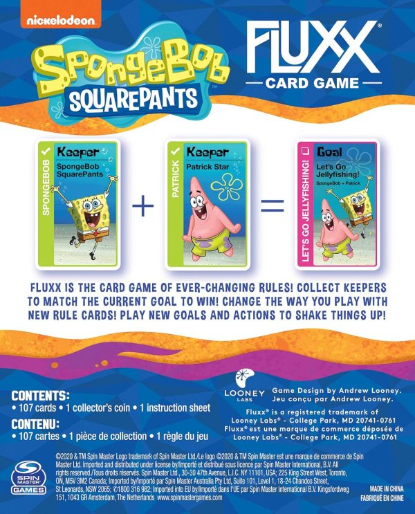 Spongebob Fluxx Games