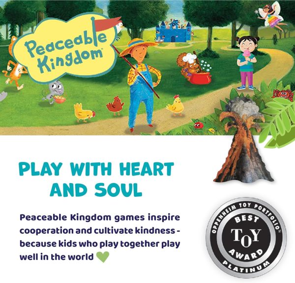 Peaceable Kingdom Dinosaur Escape Cooperative Board Game