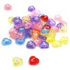 Heartshape Translucent Letter Beads 11mm made by Angels Craft