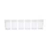 Angels Craft Small Plastic Containers with White Lid 6-ct