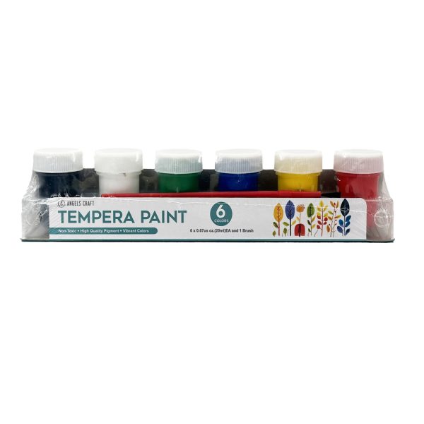 Angels Craft Tempera Paint Set in Handing Transparent base Angels Craft Tempera Paint Set in Handing Transparent base