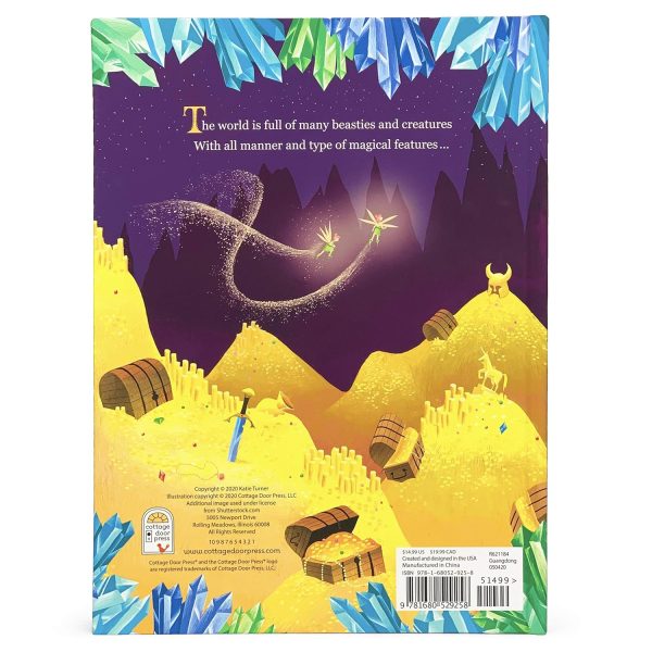 A Beast C Mythical Creature ABC Counting Board Book Children's Books