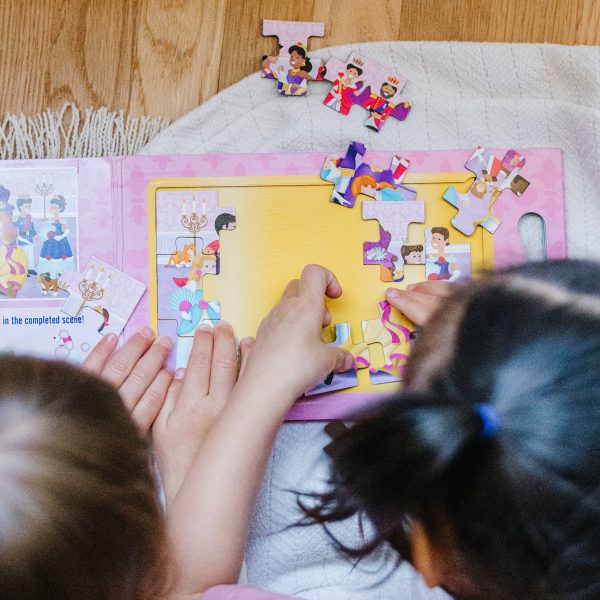 Melissa & Doug Take Along Magnetic Jigsaw Puzzles Princesses