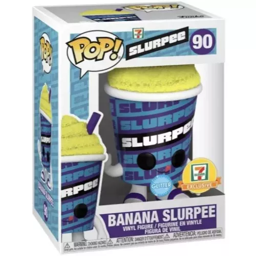 Ad-Icons-90-711-Box_500x500 Funko Banana Slurpee (7Eleven - Glitter Exclusive) #90 Glitter
