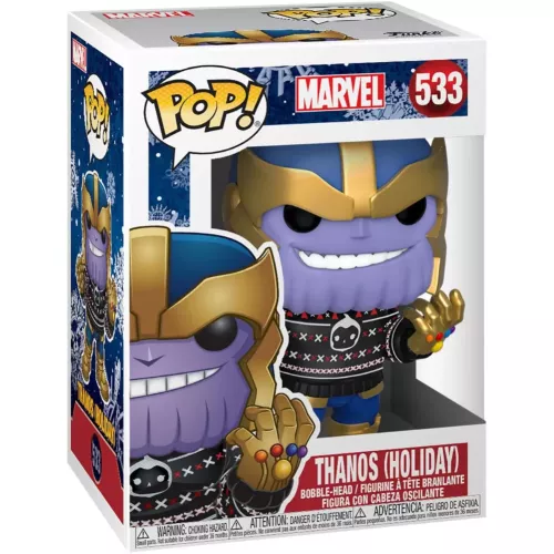 Marvel-533-Box_500x500 Funko Thanos (Holiday) #533