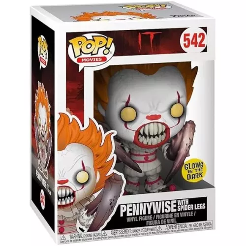 Movies-542-Glows-in-the-Dark-Box_500x500 Funko Pennywise With Spider Legs #542 Glows in the Dark
