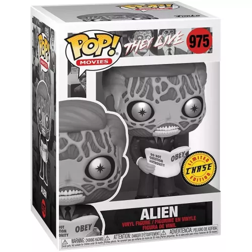 Movies-975-Black-and-White-Box_500x500 Funko They Live : Alien (Chase) #975 Chase Black and White