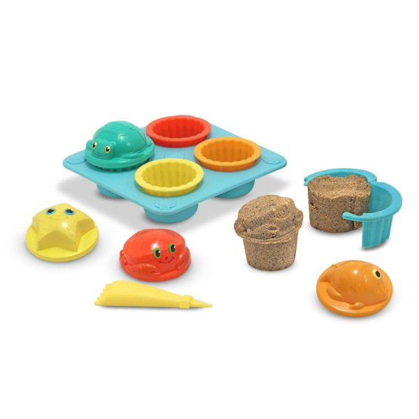 Melissa & Doug Seaside Sidekicks Sand Cupcake Set Melissa & Doug Seaside Sidekicks Sand Cupcake Set