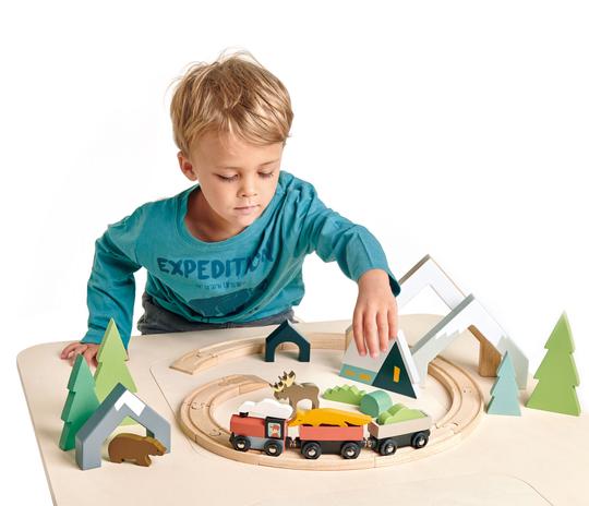 Fun Table Top Treetop Playtime Train Set