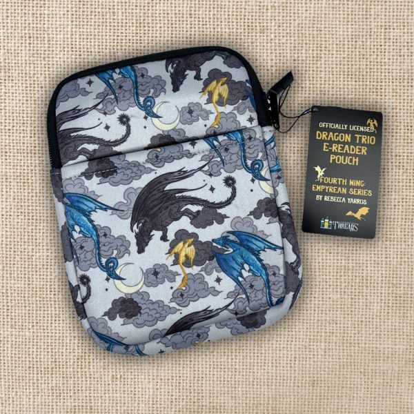 Kingdom of Threads Dragon Trio E-reader Pouch From Fourth Wing Kingdom of Threads Dragon Trio E-reader Pouch From Fourth Wing