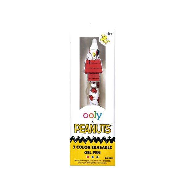 Ooly Peanuts 3 Color Erasable Gel Pen