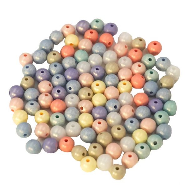 Angels Craft Acrylic Beads Pastel 8mm