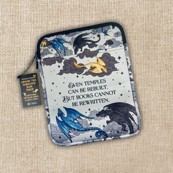Kingdom of Threads Dragon Trio Hardcover Book Sleeve From Fourth Wing Kingdom of Threads Dragon Trio Hardcover Book Sleeve From Fourth Wing