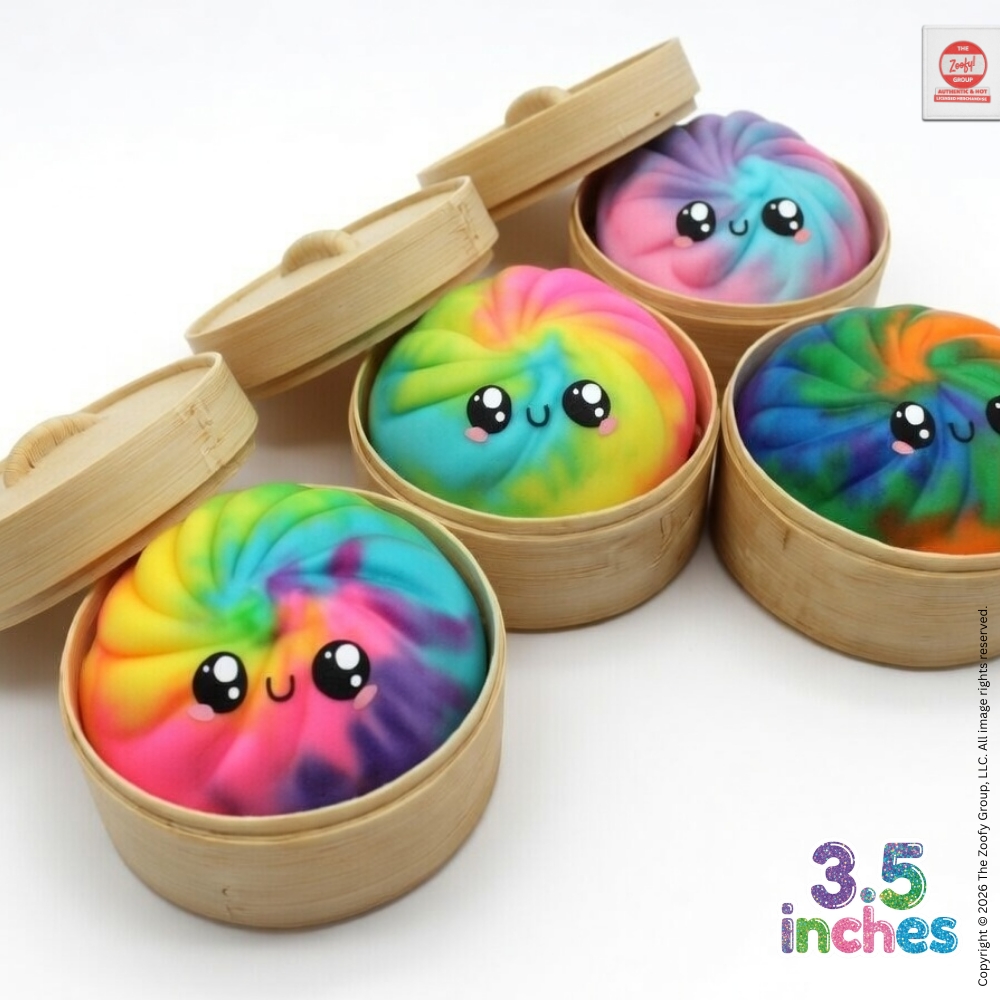 Zoofy Group Mystery Pastel Dumplings Mini Squishies 3.5 Inches