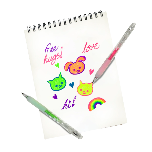 OOLY Jelly Gloss Neon Multi-Surface Deco Gel Pens Set of 6 Toys OOLY Jelly Gloss Neon Multi-Surface Deco Gel Pens Set of 6 Toys