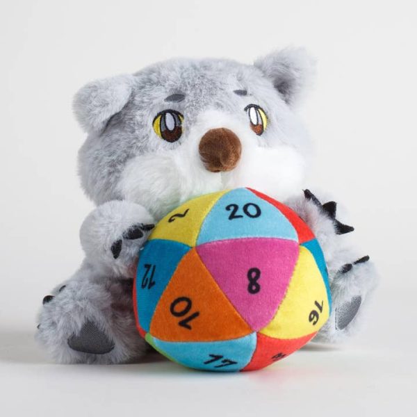 Kingdom of Threads Owlbear with Rainbow D20 Plushie Kingdom of Threads Owlbear with Rainbow D20 Plushie