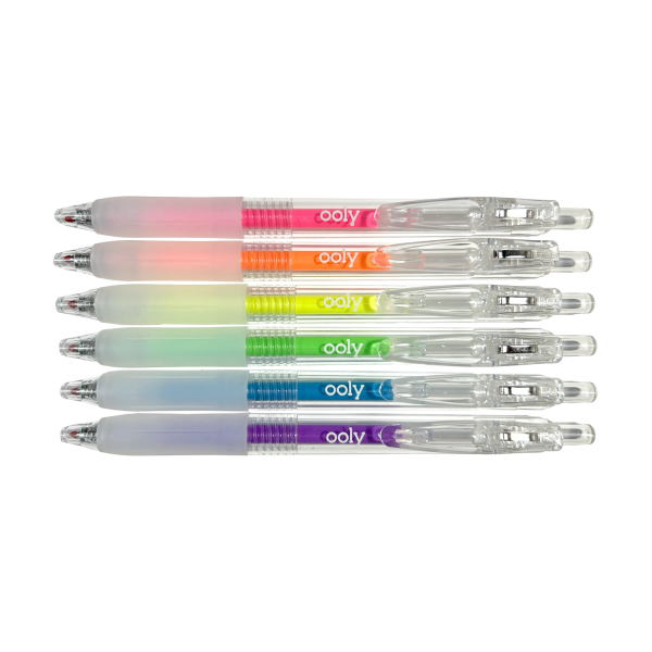 Jelly Gloss Neon Multi-Surface Deco Gel Pens Set of 6 made by OOLY Jelly Gloss Neon Multi-Surface Deco Gel Pens Set of 6 made by OOLY