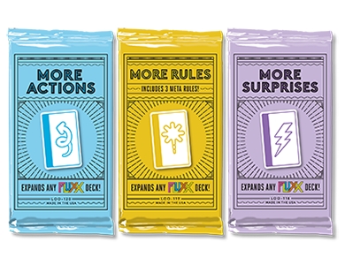 Fluxx More Rules Expansion Pack Games