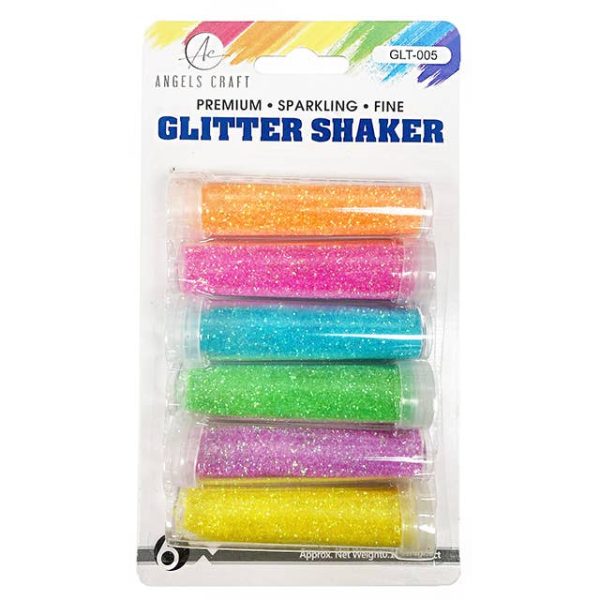 Angels Craft Glitter Shakers 6g in Asstd Neon Colors