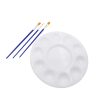 Round Paint Palette with Brushes from Angels Craft