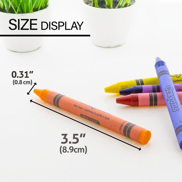 Premium Crayons 16 Color from Bazic