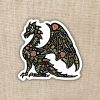 Kingdom of Threads Magic Boho Dragon Sticker