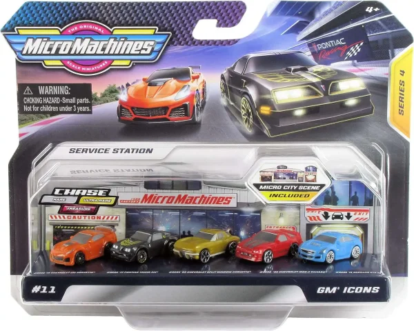 UCC Distributing Micro Machines Mini Vehicle 5-PC GM Icons